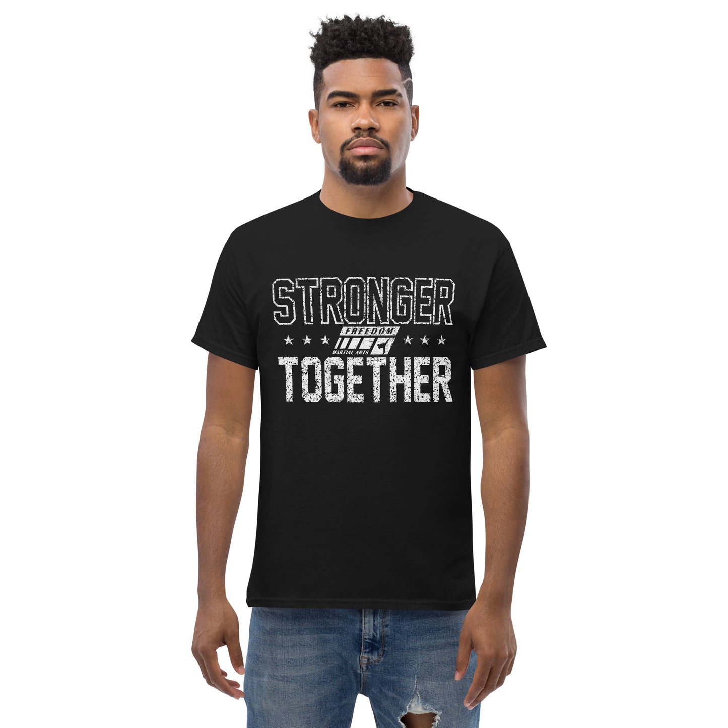 Stronger Together T-shirt (Adult) (Black Logo)