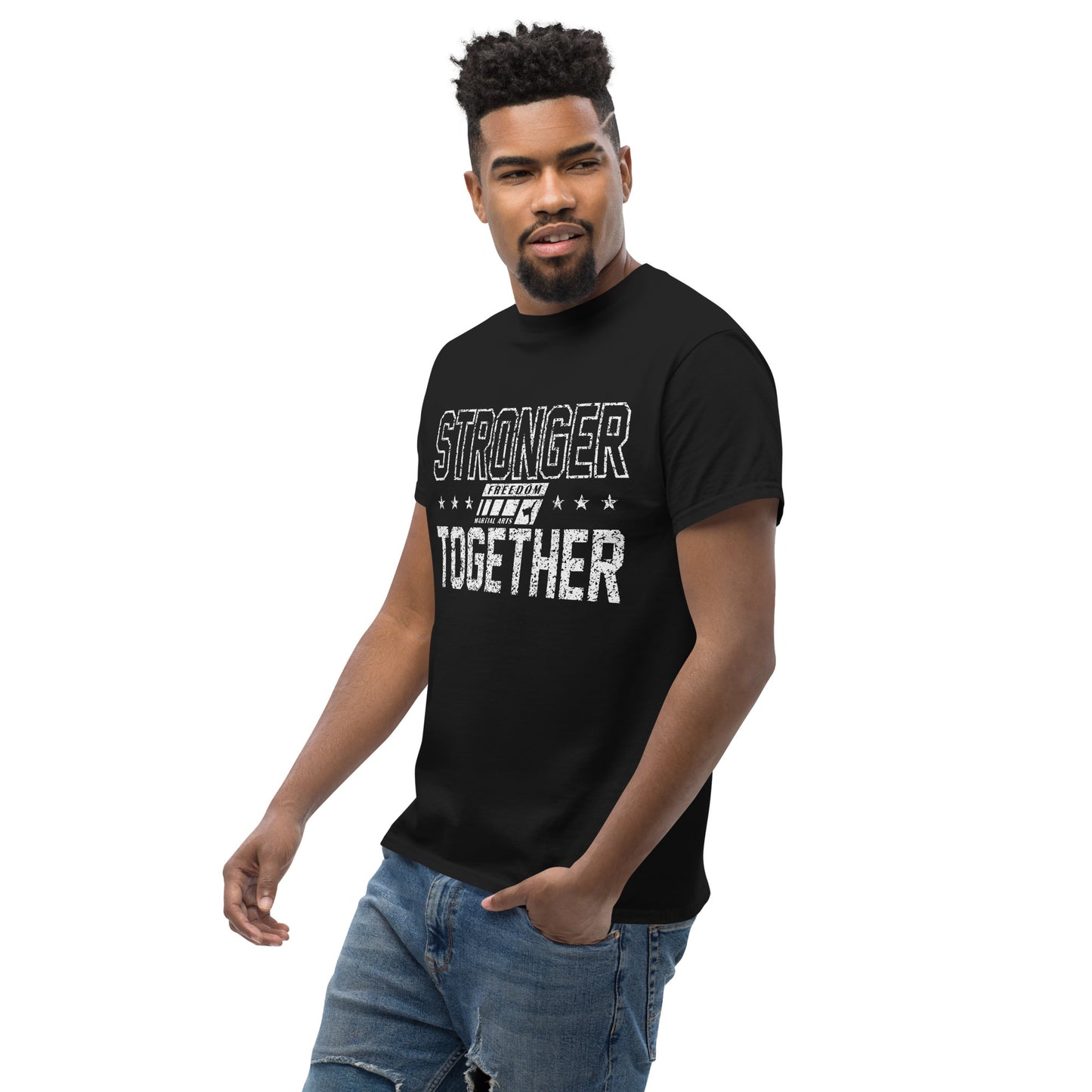 Stronger Together T-shirt (Adult) (Black Logo)