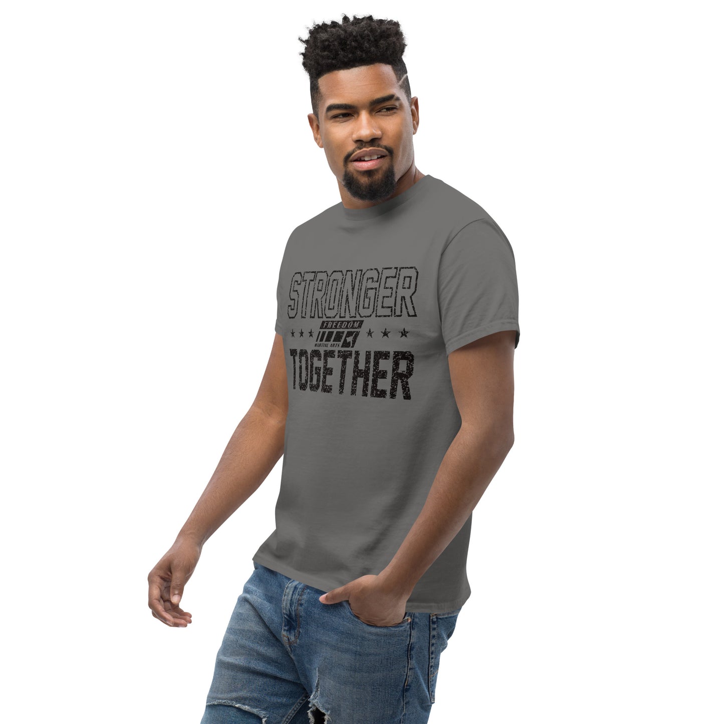 Stronger Together T-shirt (Adult) (Black Logo)