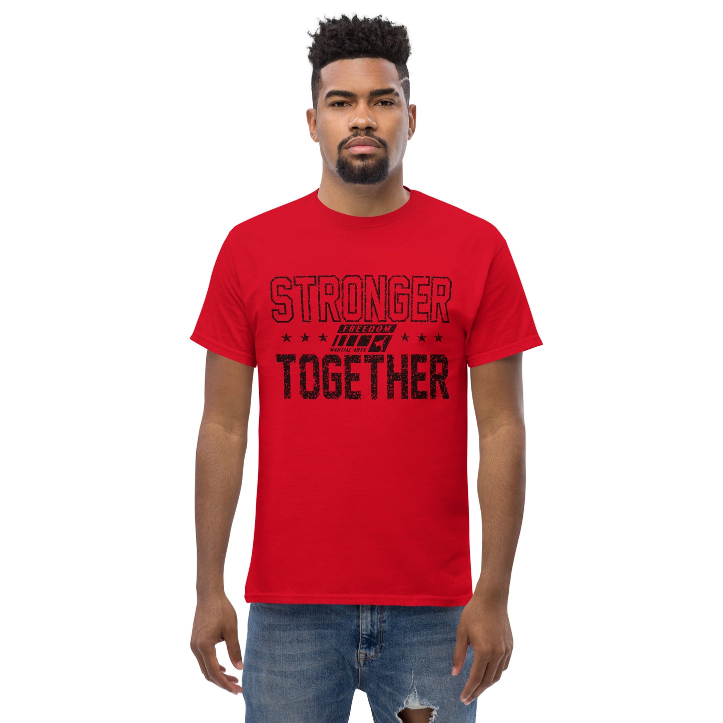 Stronger Together T-shirt (Adult) (Black Logo)