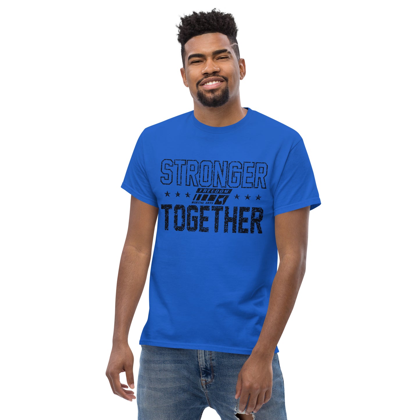 Stronger Together T-shirt (Adult) (Black Logo)