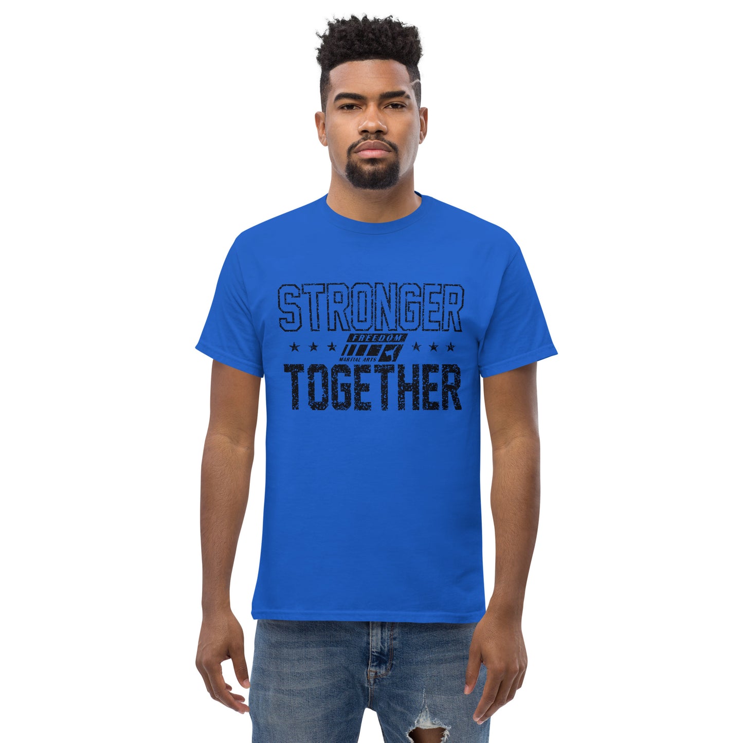 Stronger Together T-shirt (Adult) (Black Logo)