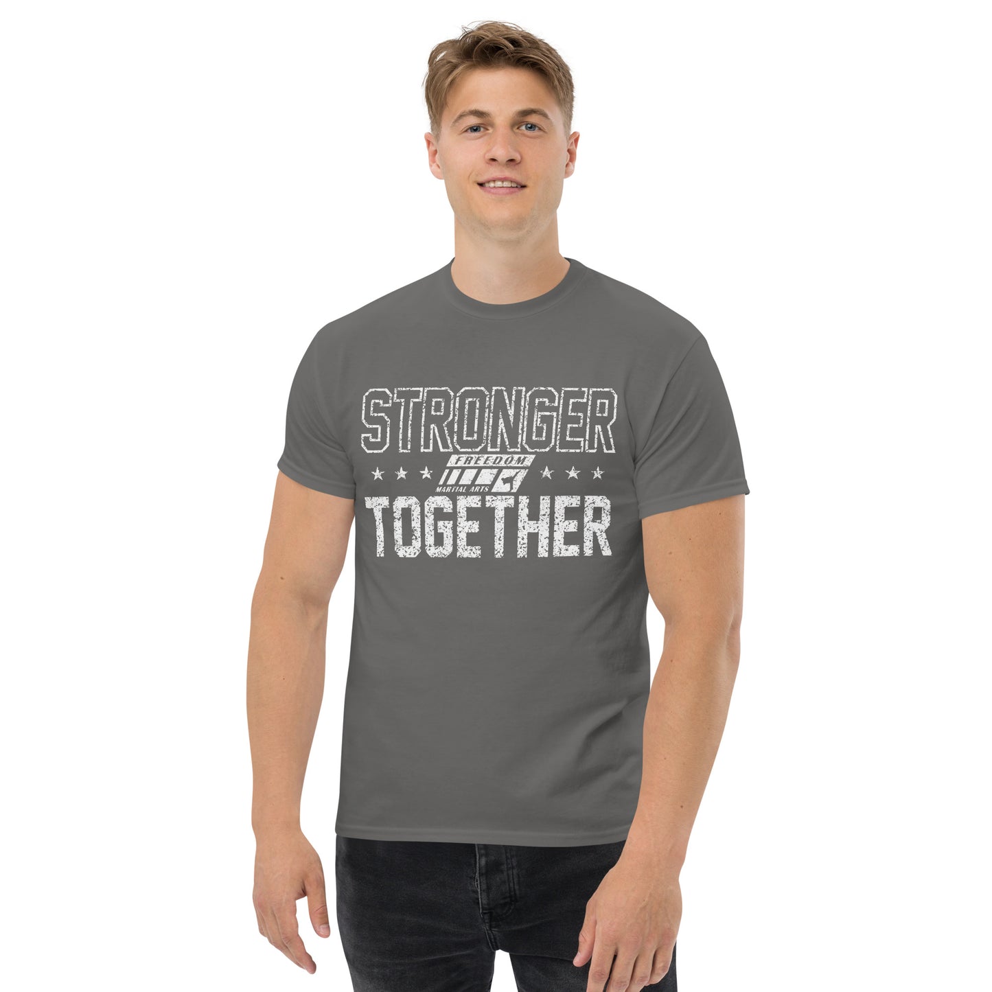 Stronger Together T-shirt (Adult) (White Logo)