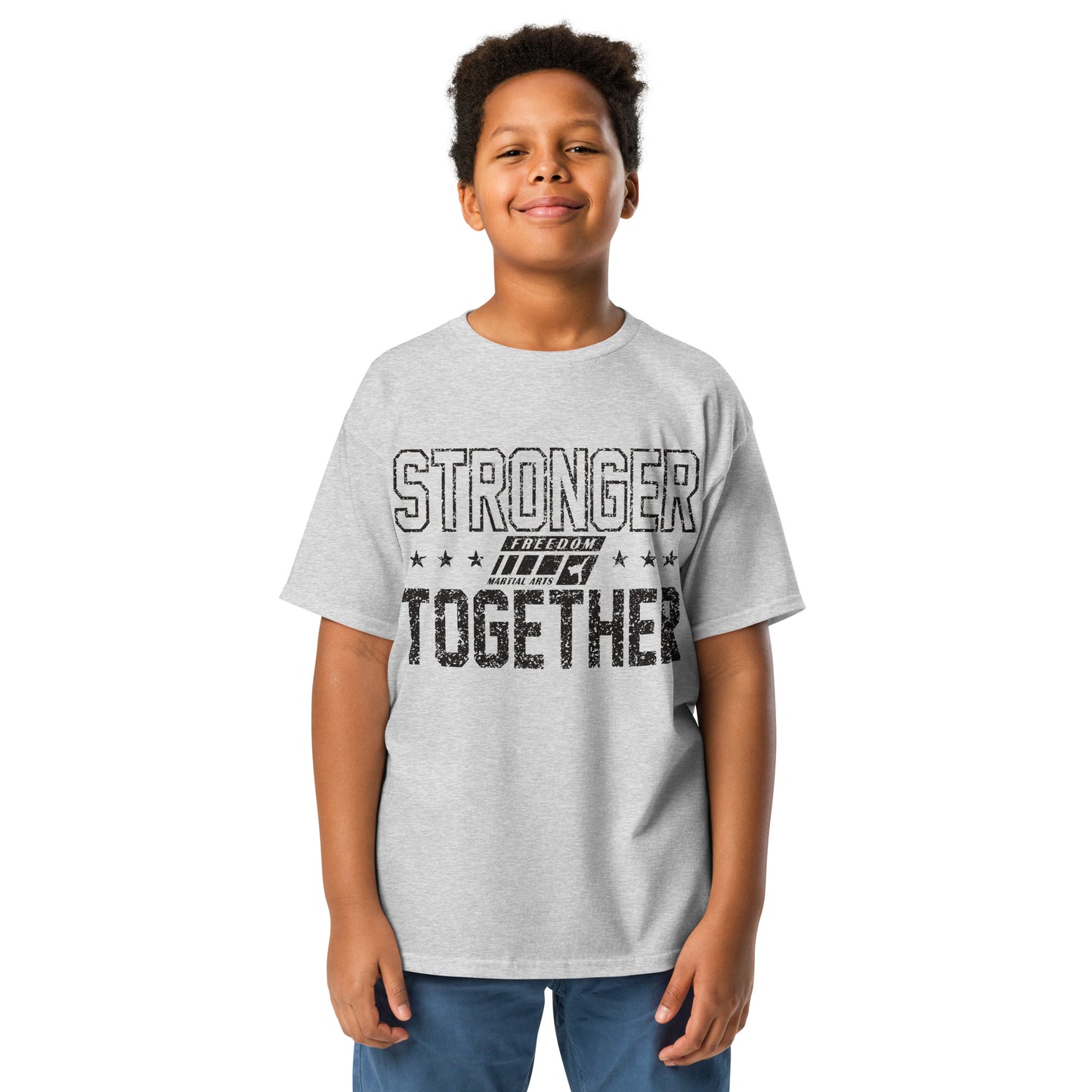 Stronger Together T-shirt (Youth) (Black Logo)