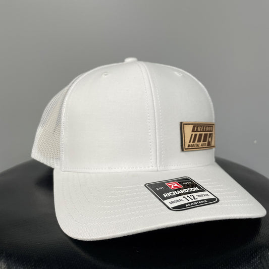 Freedom Trucker Hat White (PICK UP ONLY)