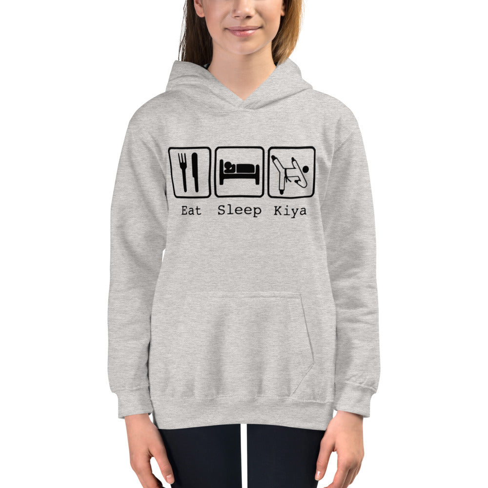 Eat Sleep Kiya Youth Hoodie