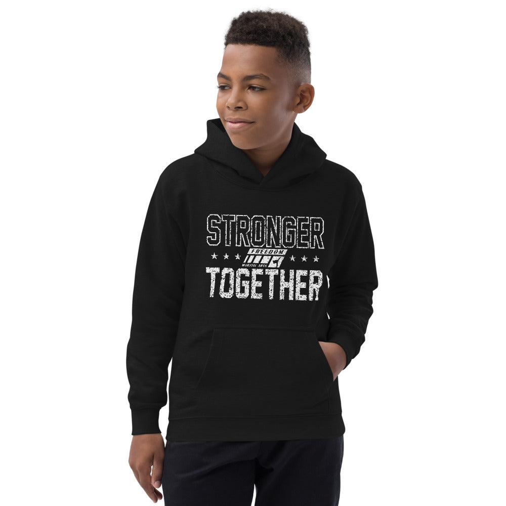 Stronger Together Youth Hoodie (white)