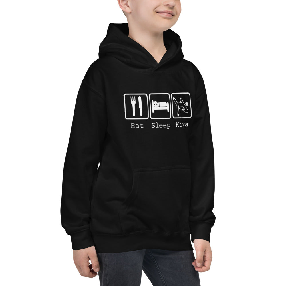 Eat Sleep Kiya Youth Hoodie