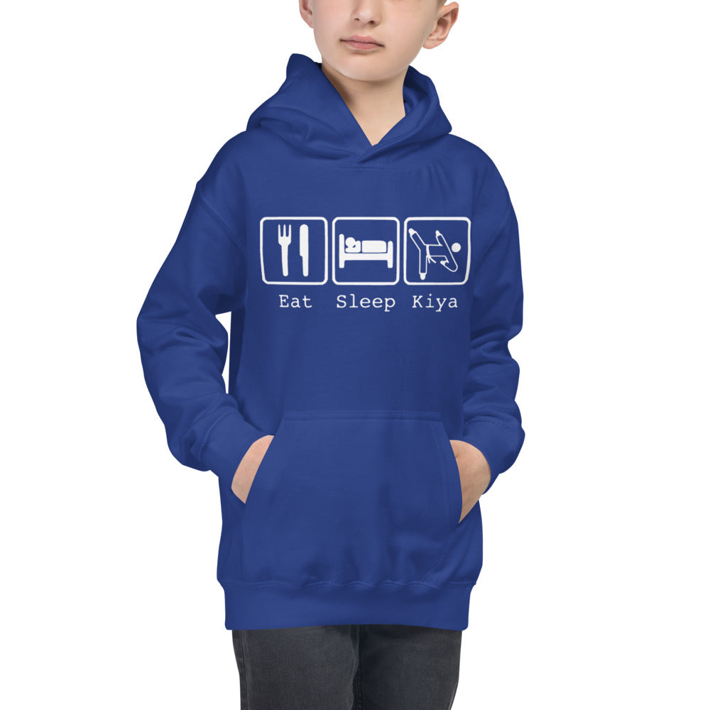 Eat Sleep Kiya Youth Hoodie