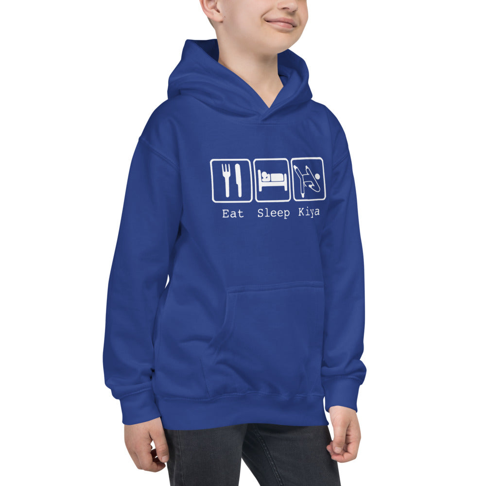 Eat Sleep Kiya Youth Hoodie