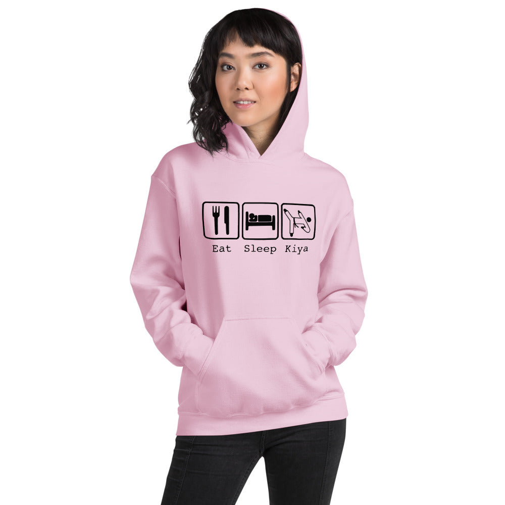 Eat Sleep Kiya Adult Hoodie