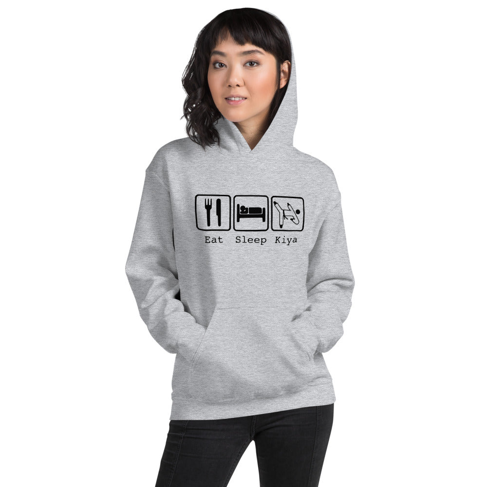 Eat Sleep Kiya Adult Hoodie