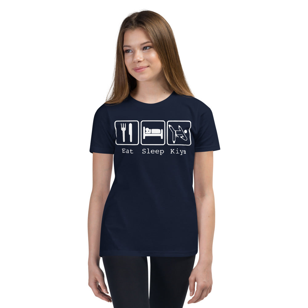 Eat Sleep Kiya Youth Unisex T-Shirt